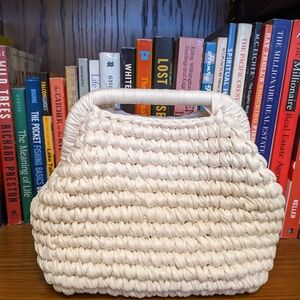 NOWT Cream Woven Handbag
